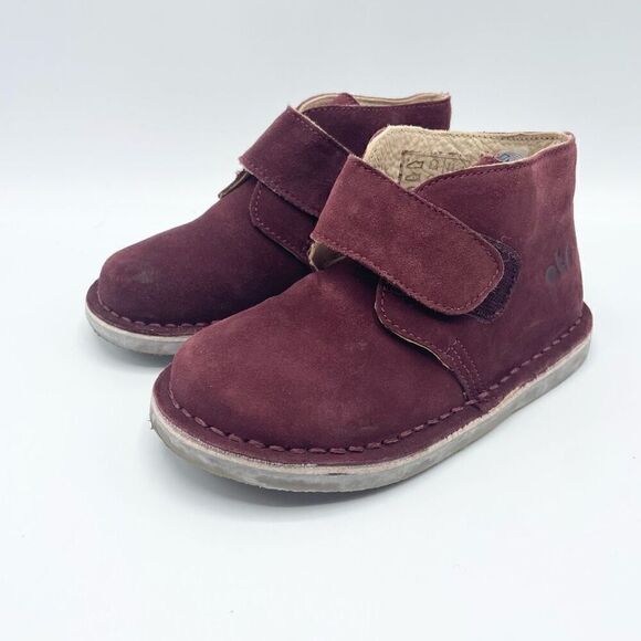 OTS maroon suede Chelsea boots - size T 25 (euro size) - Picture 2 of 11
